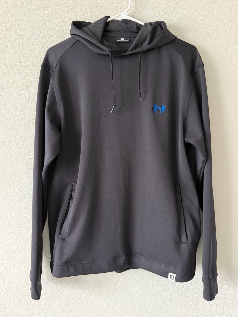 FootJoy FJ Performance Black S Golf Hoodie Pullover Embroidered Athletic Casual